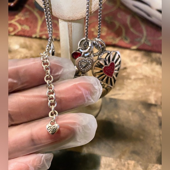 Brighton~My Heart Unlocked Necklace Sterling Silver Added Amulet Pendant 18” - Picture 10 of 12